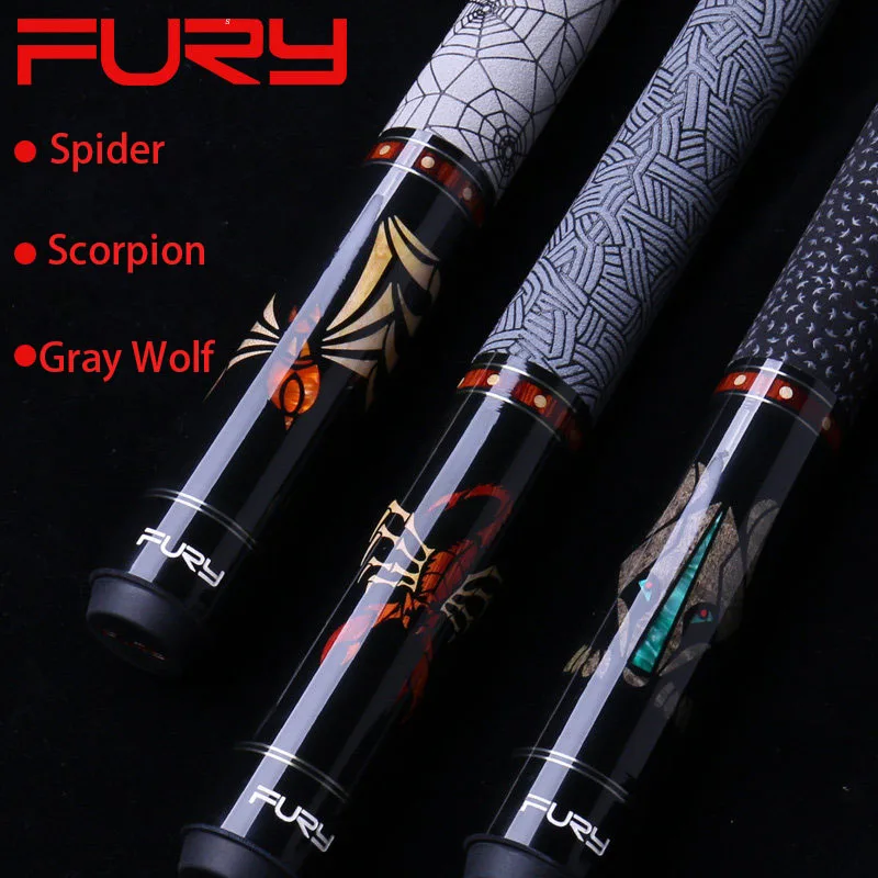 

2021 NEW FURY Professional PS Model Billiard Cue 12.75MM Sculpture Inlay Pool Cues Sticks Black 8 China