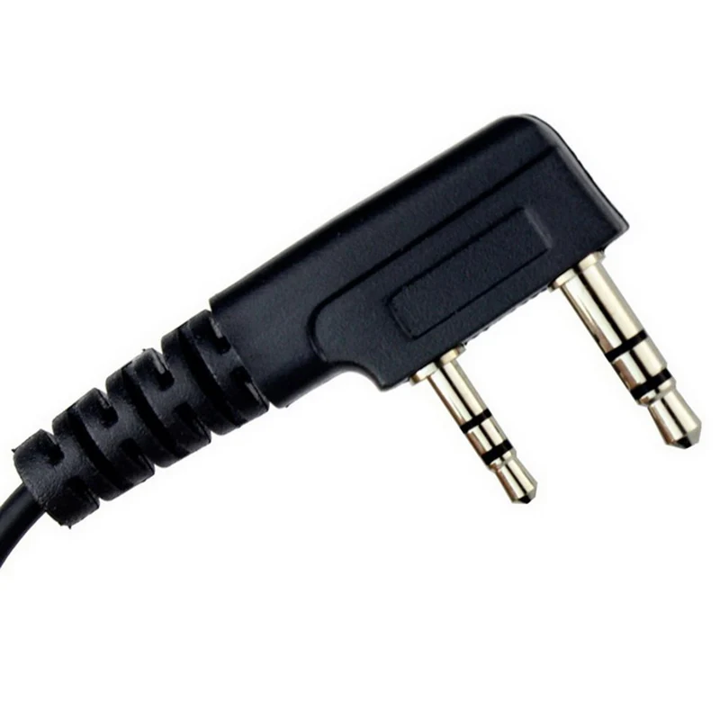 2 Pin PTT MIC Headset Covert Acoustic Tube In-ear Earpiece For Kenwood HYT WEIERWEI TK Motorola Baofeng UV-5R Radio Accessories