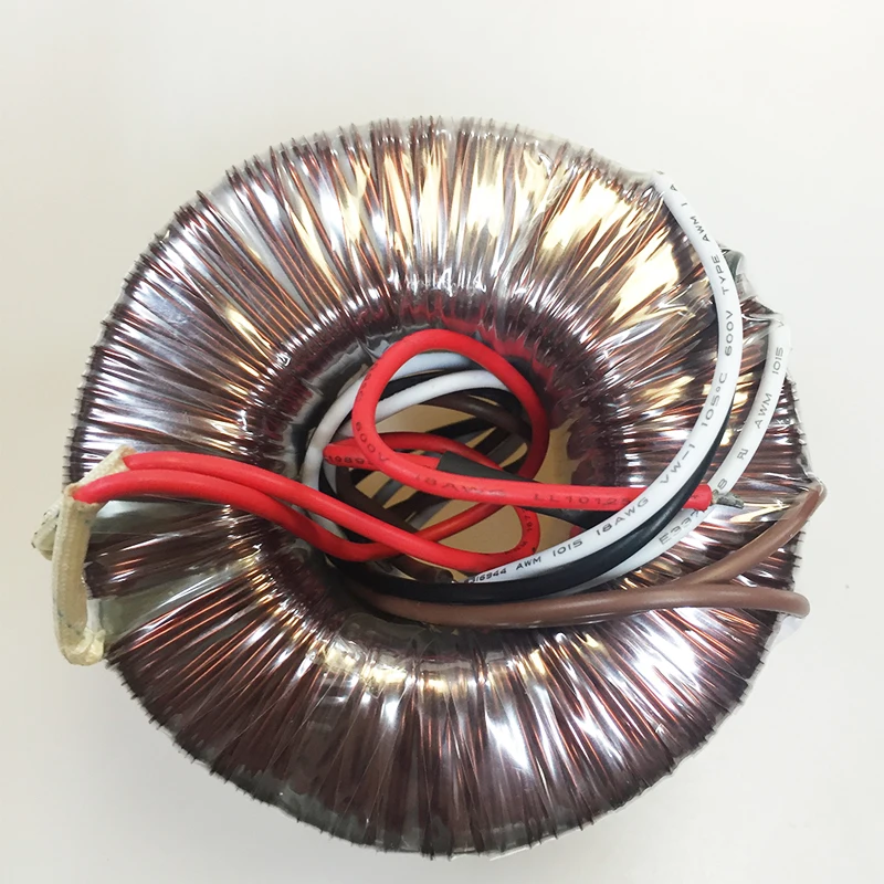 KYYSLB 60W transformator toroidalny czysty z miedzianymi stopkami transformator mocy 60W niska częstotliwość toroidalny może być dostosowany transformator