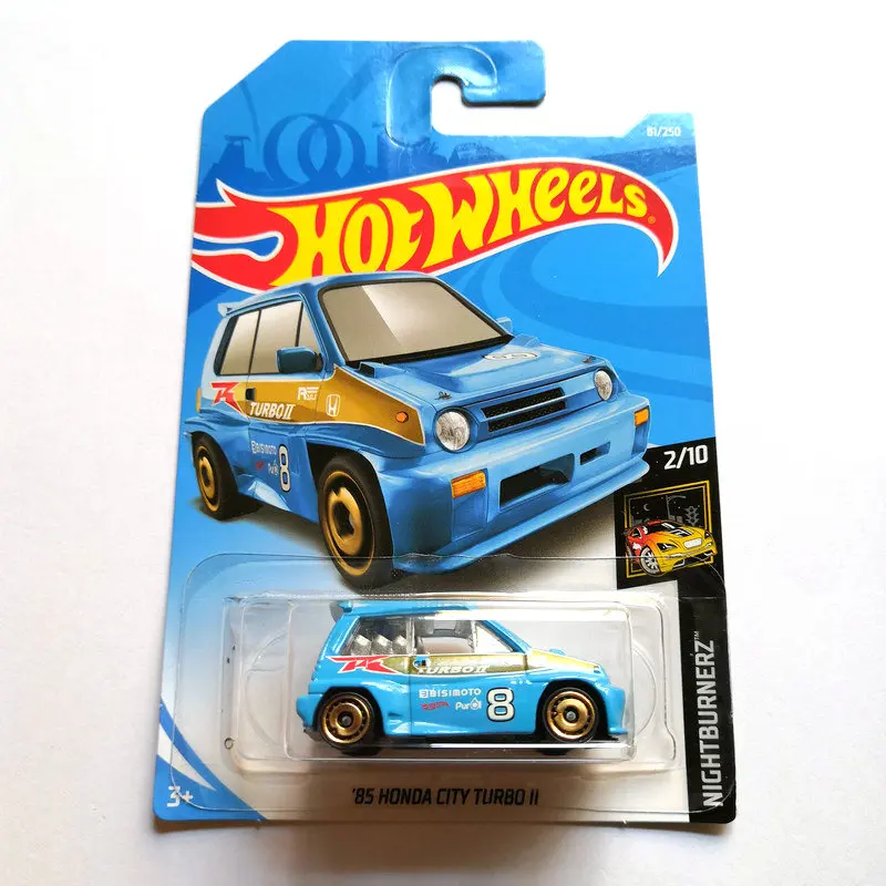 Hot Wheels 1:64 Car HONDA CIVIC TYPE R  EF HONDA CR-X  HONDA CITY TURBO Collector Edition Metal Diecast Model Cars