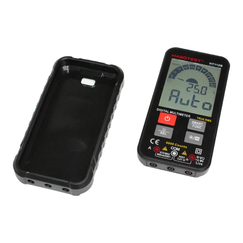 HABOTEST HT112B Pocket Pocket Automatic Range Fool Electronic Electrician Repair True RMS Digital Multimeter