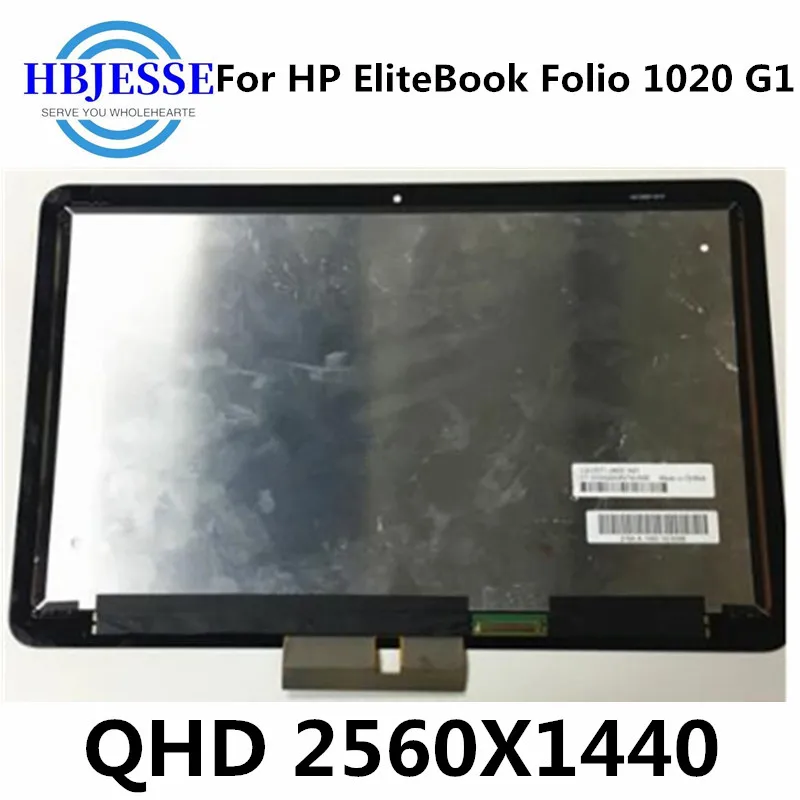 

Original 12.5''For HP EliteBook Folio 1020 G1 Touch LCD display Screen Assembly LQ125T1JW02/A01 QHD 560X1440