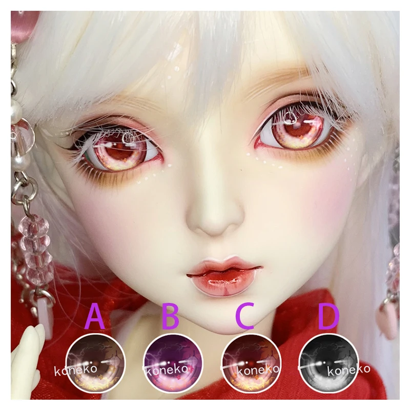 

BJD doll eyes Acrylic eyeballs 14m-24mm doll cartoon eyes with metallic effect for 1/6 1/4 1/3 BJD DD doll accessories doll eyes