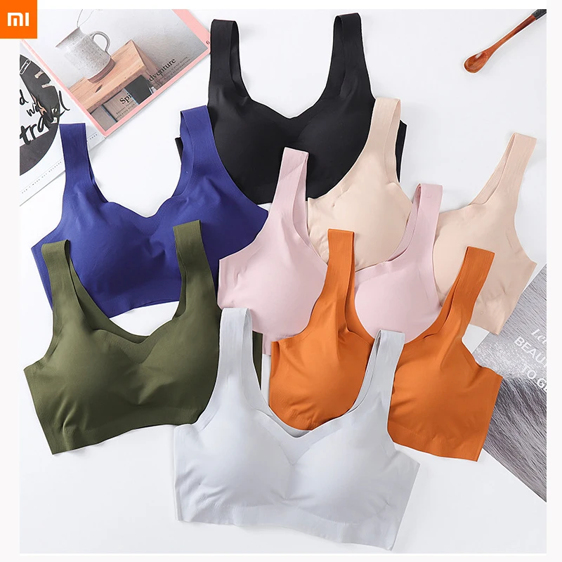 new xiaomi mijia Seamless Bra Wire Free Brassieres Soft Intimate Women's Underwear Sexy Intimates Womens Lingerie Underwear