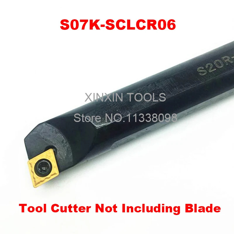 S07K-SCLCR06/S07K-SCLCL06 95 درجة أدوات تحول الداخلية ، تحول أداة حامل ، إدراج رغوة ، عمود تخريم ل CCMT060204