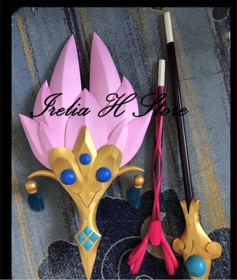 LOL Cosplay Props Splendid Staff Nami headpiece headdress shoulder armors wand staff Cosplay props image 6