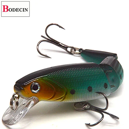Multi Sectie Zeebaars Harde Vissen Lokt 3D Ogen 1PCS Crankbaits Minnow Swimbait Nep Harde Aas Kunstmatige Wobblers Karper visgerei