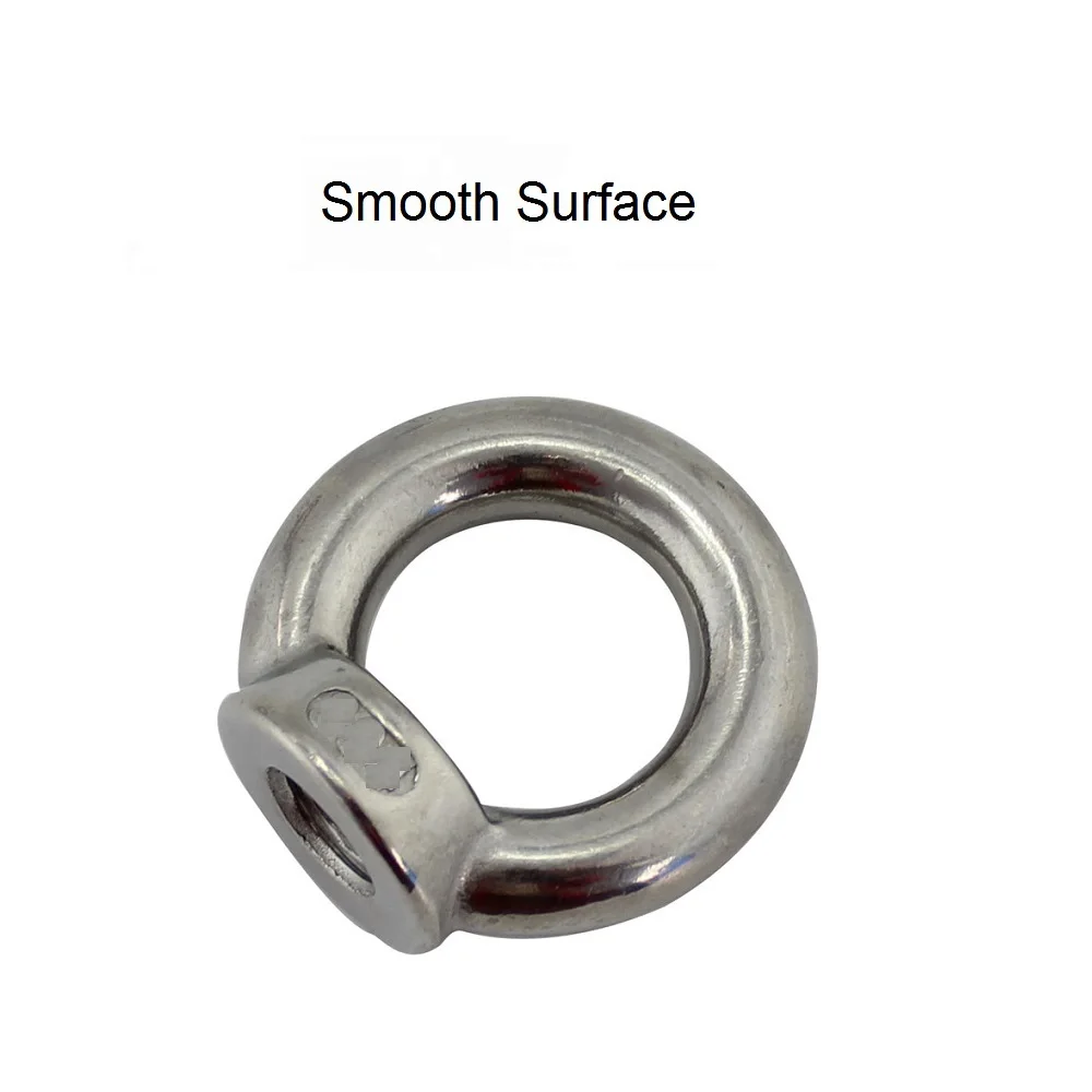 2PCS DIN 582แหวนยก Eye Nut M5 M6 M8 M10 M12สแตนเลส304และ316ฮาร์ดแวร์เมตริก Eye Nuts