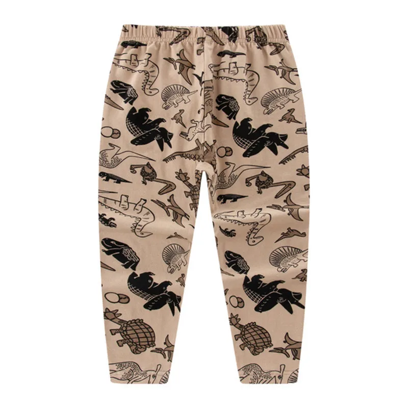 Casual Cartoon Printing Children Trousers 2024 Spring Summer Thin Kids Boys Girls Pencil Pants Toddler Bottoming Pants 3-7Y