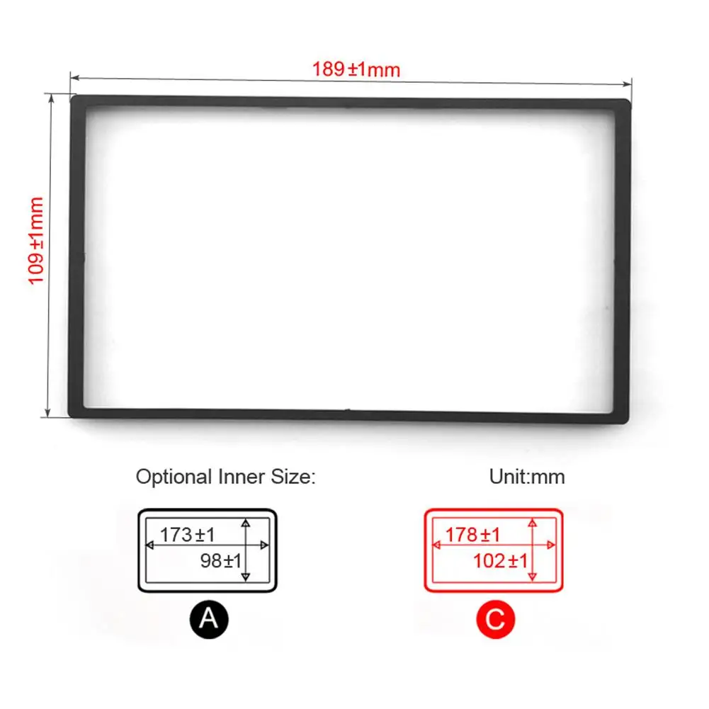 [ Clearance Sale ] Car DVD/CD Radio Stereo Fascia Panel Frame Adaptor Fitting Kit for Honda FIT(Jazz)