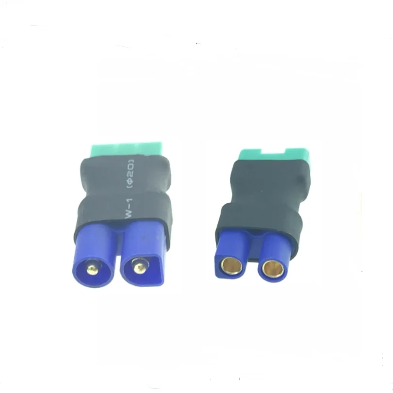 2 Pcs EC3 Male Female to XT60 Deans Mini Tamiya XT30 Tamiya MPX Male Female Connector Plug Adapter for RC Model Battery ESC