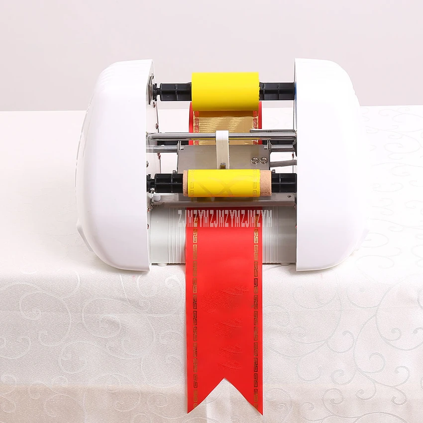 1-104mm Print Width Electric Satin Ribbon Printer Machine USB Interface Decoration Ribbon Printing Machine 220V 50W 100m/h