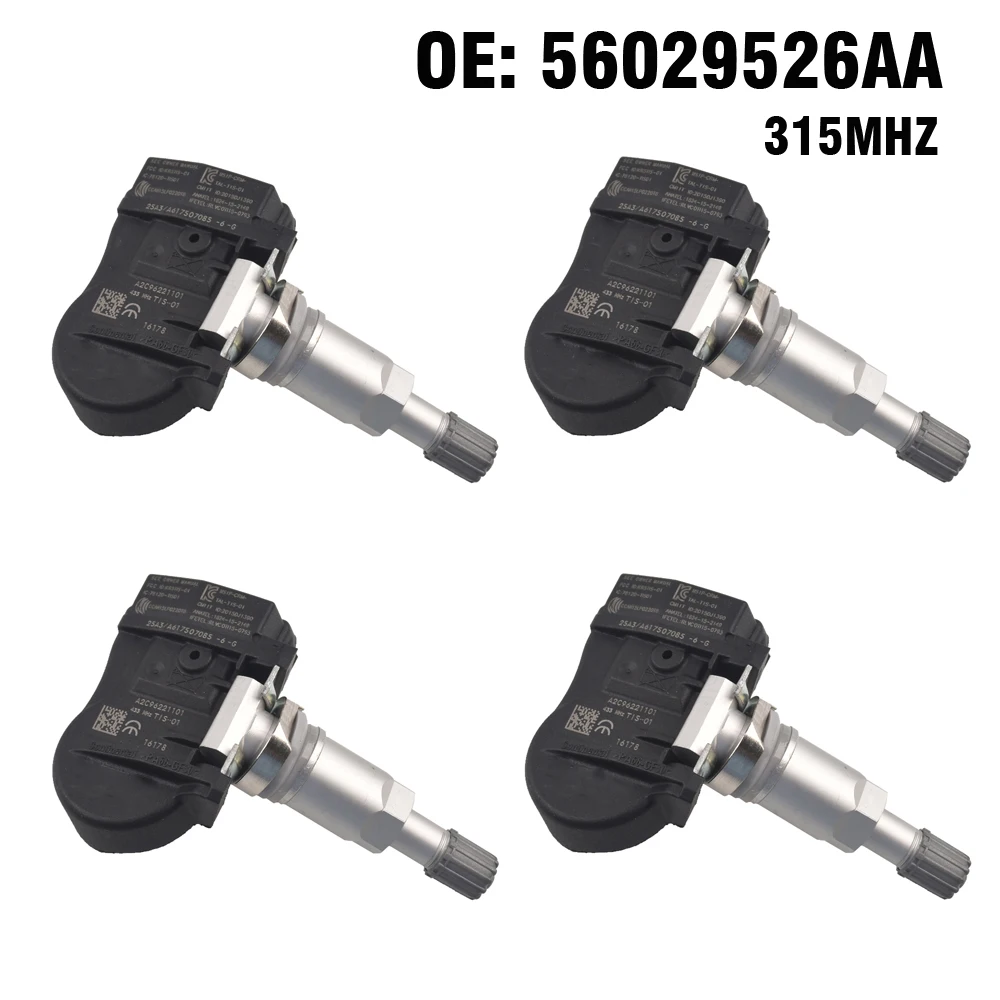 

4PCS Car TPMS Tire Pressure Monitoring Sensor for Chrysler Town and Country For Jeep Commander Compass Patriot Liberty