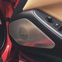 Car accessories front column roof horn hood speaker cover sound decorative frame sequins For Mazda MX-5 RF MX5 ND 2016-2020