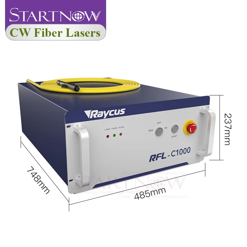 Raycus Laser Power Source Single Module Fiber Lasers 1KW 2KW RFL-C1000 C1500 RFL-C2000X For Fiber Cutting Welding Machine