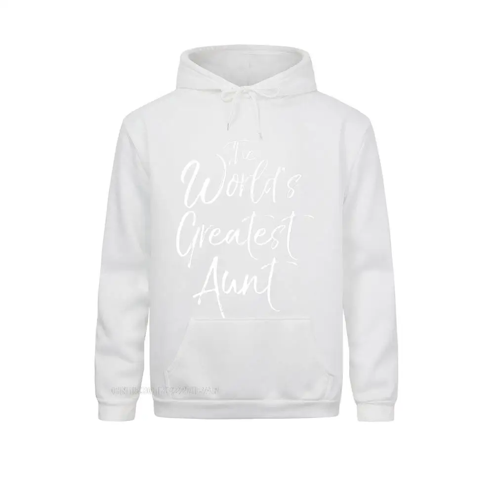 The World's Greatest Aunt Shirt Slim FitHoliday Long Sleeve Hoodies Summer/Autumn Discount Hoods Women Sweatshirts