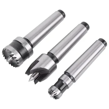 Pointe centrale de dé à coudre dentelée, MT2 rétractable pour le calcul, support d'extrémité de broche de tour, travail, 1 pièce