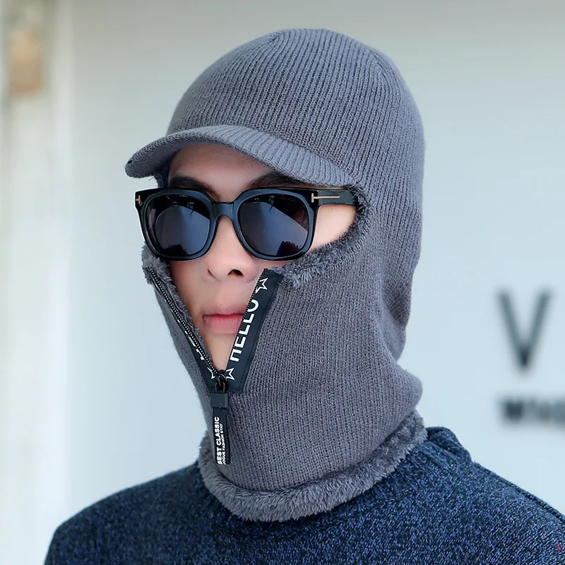 Set di cappello e sciarpa invernale da donna, passamontagna Set di cappello e sciarpa invernale da donna, passamontagna