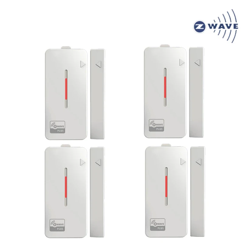 

4pcs/lot Z-wave Plus Smart Home Door/Window Contact Sensor Z wave Smart Home Automation Sensor EU 868.4MHZ