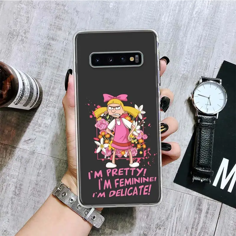 Cartoon Hey Arnold Fondos Phone Case For Samsung Galaxy S24 S23 S22 S21 S20 Ultra S20 FE S10 Plus S9 S8 + Fundas Cover Coque