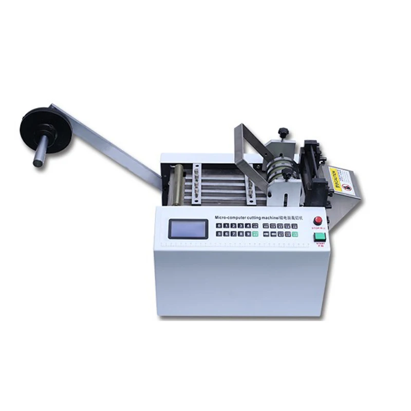 

DG-100B automatic computer tube cutting machine, Masks ear band, bridge of nose iron wire Silica gel tube and PVC tube cutting