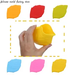 1PC Portable Travel Drinking Cup Silicone Maple Leaf Tooth Brushing Cup Gargle Wash Cup Camping Toothbrush Gargle Cup