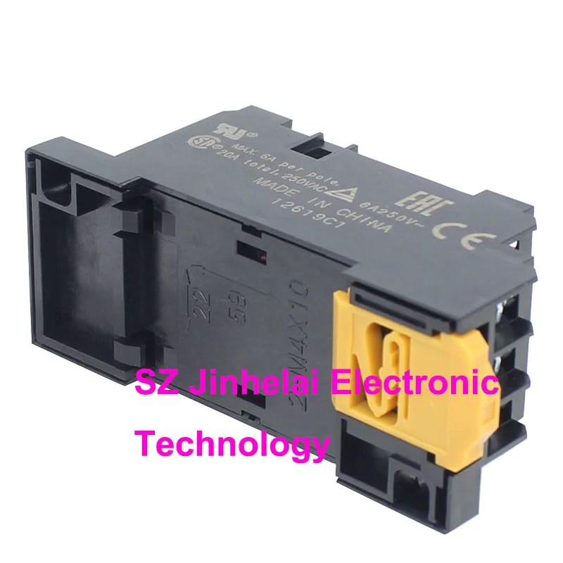 10pcs New and original PYFZ-14-E OMRON Relay socket (Is PYF14A-E updated version) Apply to MY4N-GS H3Y-4-C