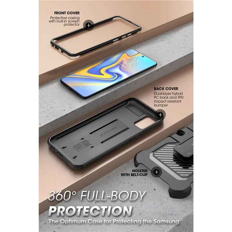 SUPCASE For Samsung Galaxy A51 Case (Not Fit A50 & A51 5G) UB Pro Full-Body Rugged Holster Case with Built-in Screen Protector