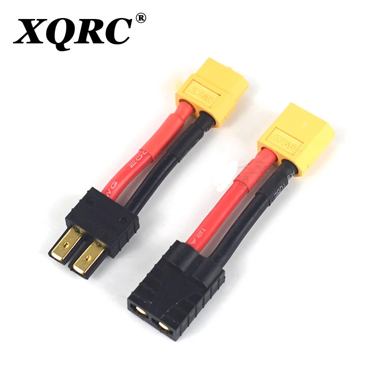 1PCS T plug Deans Female / Male to TRX Male Female Adapter Connector For RC Car Battery Accessories