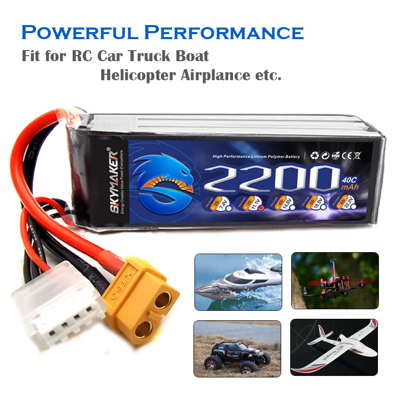 11,1 v 3S 2200mah 40C Lipo Batterie Für RC Auto Flugzeug Hubschrauber Boot Drone Ersatzteile 3s 11,1 v Wiederaufladbare Lipo Batterie