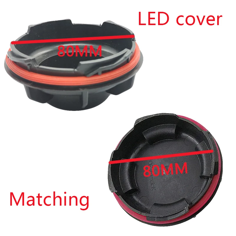 

1 Pc For Kia Pegas 2018 Light Protection Cover Lamp Dust Plug Led Bulb Extended Waterproof Cap Body Parts Headlight Housing