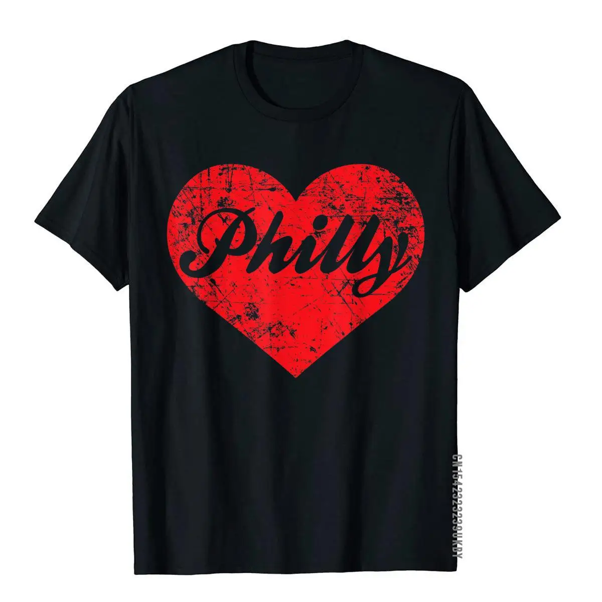 Philly Heart Shirt Philadelphia Pennsylvania Gift Chinese Style T Shirts Tops Shirt For Men Prevalent Cotton T Shirt