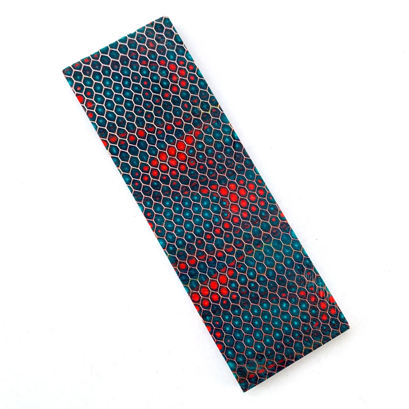 C-Tek Knife handle DIY material plate Resin material Snake grain Honeycomb Cell - Knife Handle Material