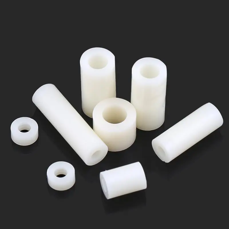 M7 M9 M11 z tworzywa sztucznego okrągły otwór kolumna izolacyjna Nylon ABS Hollow kolumna izolacji z białego przez nylonowy rękaw — zdjęcie 4
