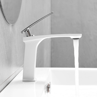 Basin Faucet Bathroom Sink Faucet Single Handle Hole Black Faucet Basin Taps Deck Vintage Wash Hot Cold Mixer Tap Crane 855908
