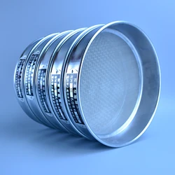 Dia 20cm From 8 mesh To 200mesh Stainless Steel Net Chroming Body Test Sieve Standard Test Sieve Laboratory sieve