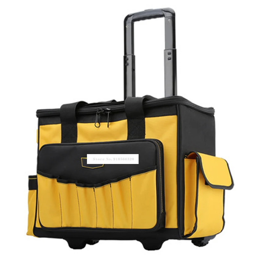 

Trolley Case Large Capacity Thickening Wear-resistant Trolley Bag WH-021 Trolley Wheel Toolbox Multifunction Roller Type Tool
