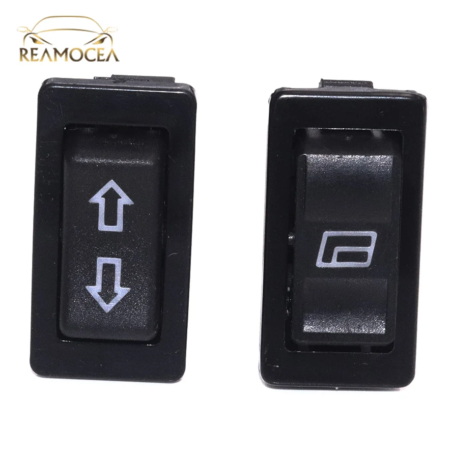 Reamocea 2Pcs Universal Car Parts 5 Pins DC 12V 30A ON/OF Black Auto Electric Power Window Switch ASW-01 Universal Parts