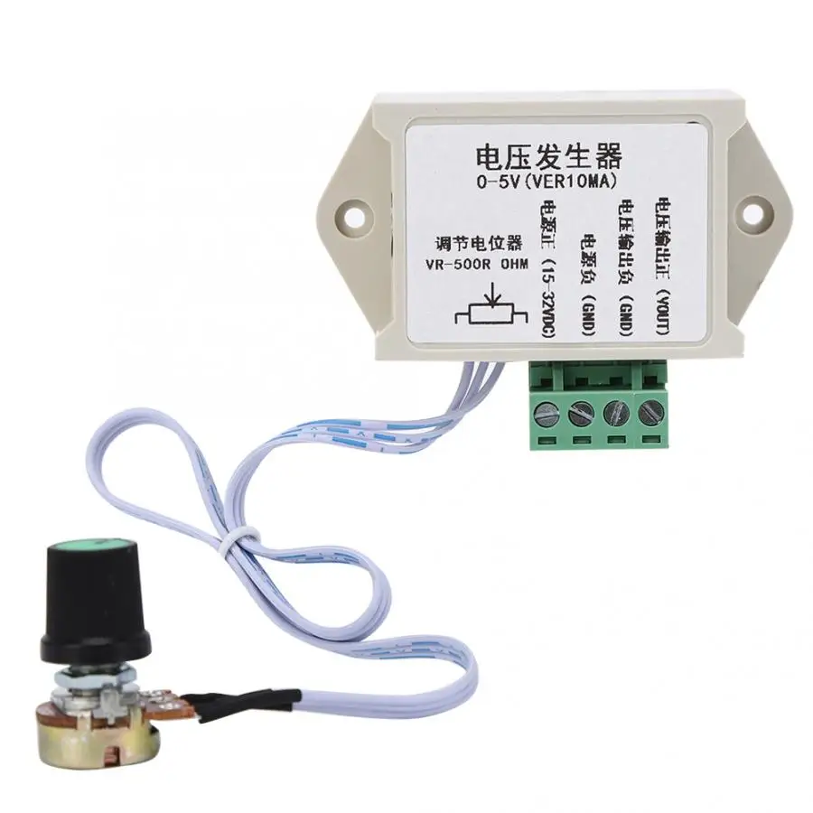 Motor Speed Controller Governor Voltage Regulating Generator Potentiometer Adjustable 0-5VDC for PLC Industrial Control