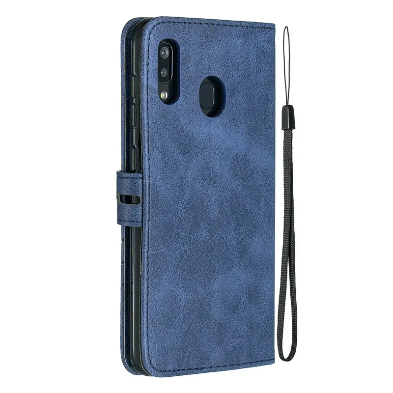 For Samsung Galaxy A20 Case Leather Flip Case on For Coque Samsung A20 Phone Case Galaxy A20E A 20e Funda Magnetic Wallet Cover
