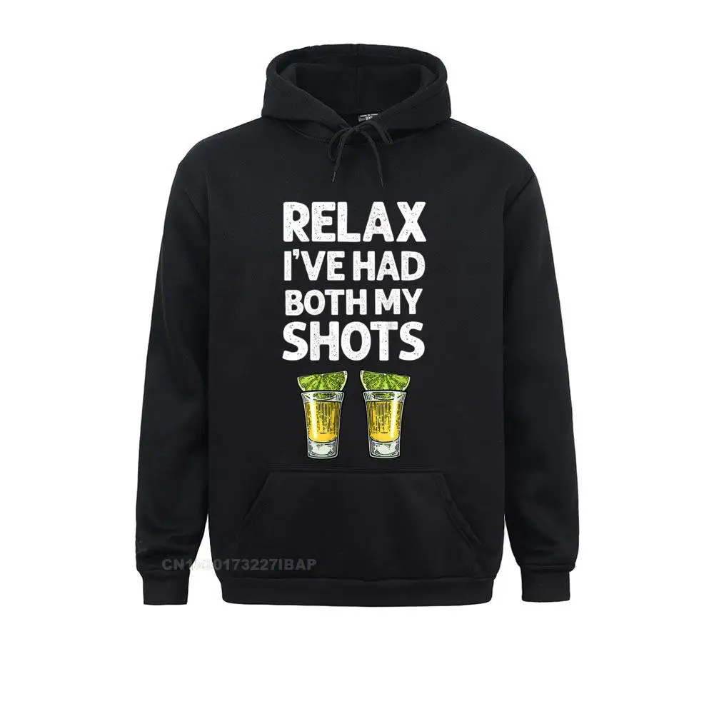 

Relax I've Had Both My Shots Funny Design For Women Hoodie Hoodies Ostern Day Prevalent Print Men's Sweatshirts Printing Hoods