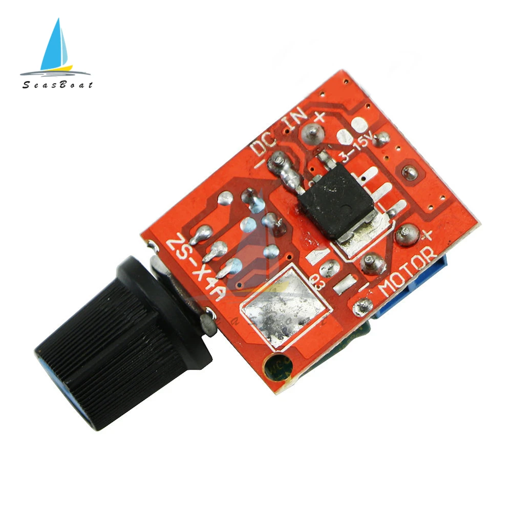 Mini DC Motor PWM Speed Controller Module 3V 6V 12V 24V 35VDC 90W 5A DC Motor Speed Regulator Control Switch LED Dimmer