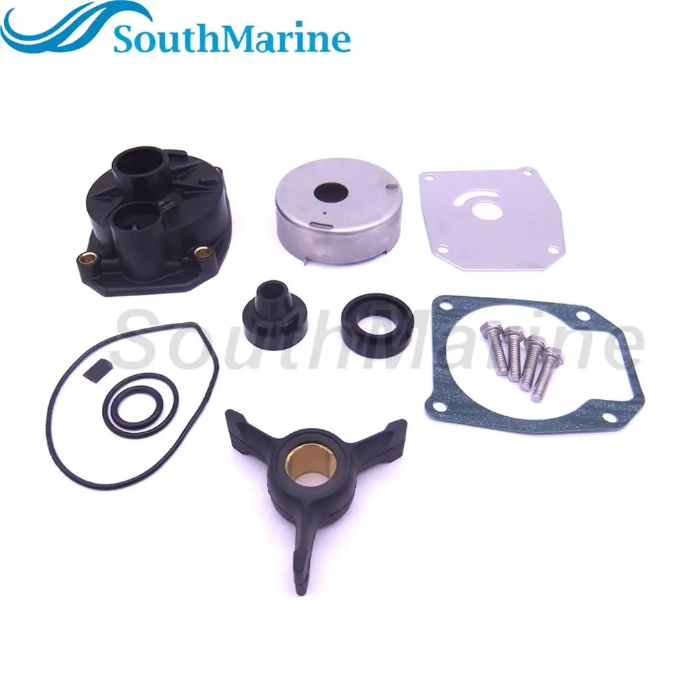 Boat Motor 438592 433548 433549 777805 0438592 0433548 0433549 0777805 Water Pump Repair Kit with Housing for Evinrude Johnson O