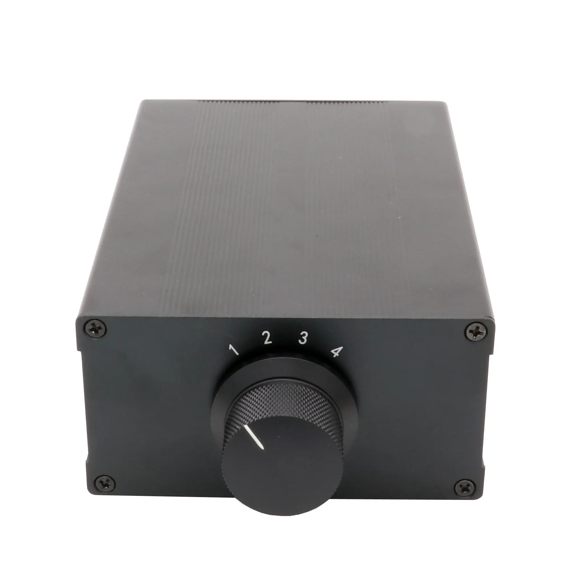 1PC Bearbeitete Volle Aluminium Audio Source Selector Switcher Converter HiFi Sound Ausgang Splitter RCA CD-Player Plattenspieler TV DVD – Detail 16