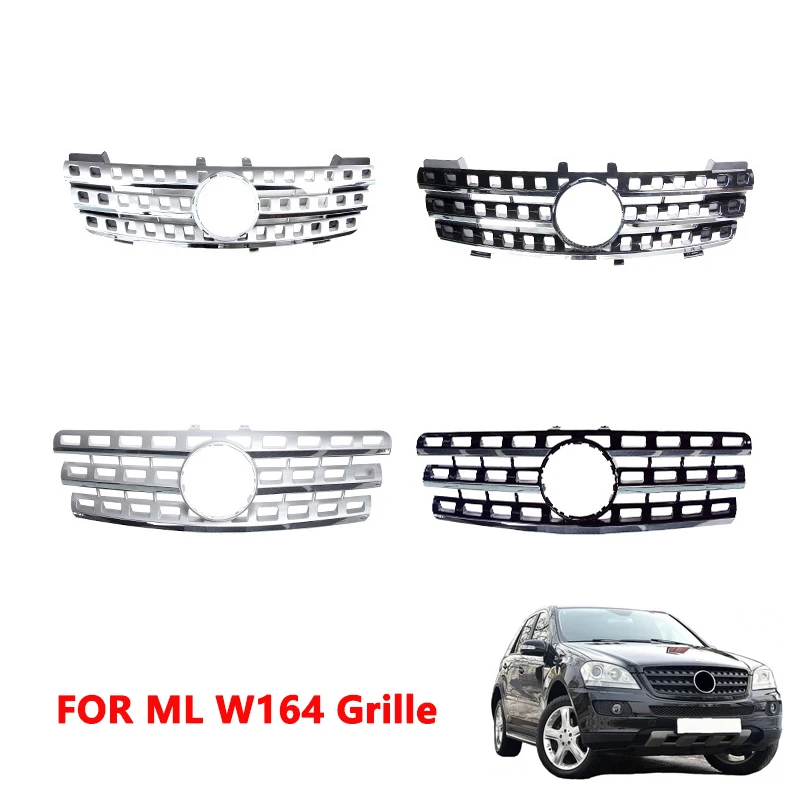 Front Grille Grill Bumper For Mercedes Benz M Class ML W164 ML300 ML350 ML500 ML400 ML450 2009-2012 A1648800085 A16488019859776