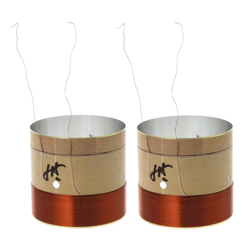 2 قطعة 51.5 الأساسية مكبر الصوت صوت باس لفائف ASV الأبيض الألومنيوم ل 10 "12" 15 "مضخم الصوت مكبرات صوت مكبر الصوت لتقوم بها بنفسك إصلاح الملحقات