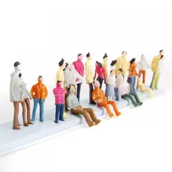 100 Model People Passenger Park Bus Station Train Railway Diorama Layout N