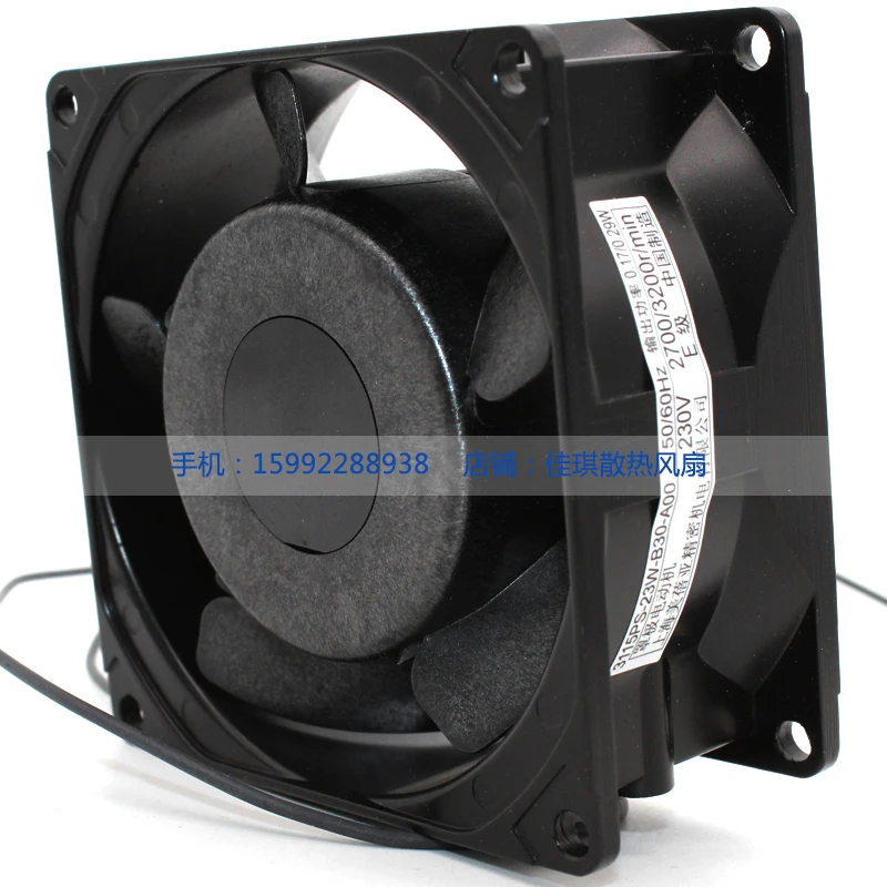 Ventilador de CA NMB-MAT original, 3115PS-23W-B30, 8038, 8cm, 230V, marco de aluminio resistente a altas temperaturas, nuevo