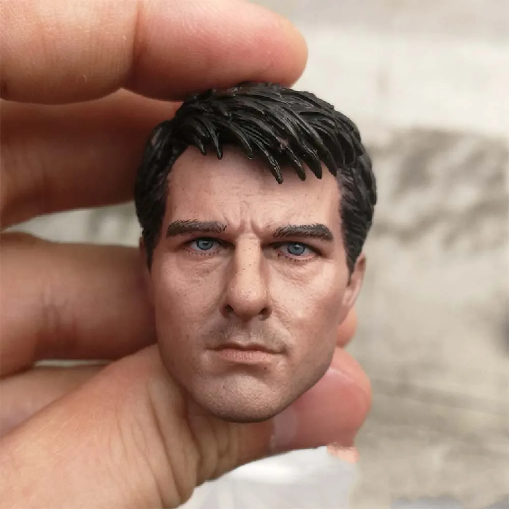 

1/6 Tom Cruise male head sculpture is suitable for 12-inch toys, male soldiers, models, dolls, sculptures and head sculptures