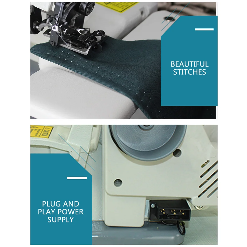 Desktop Concealed Sewing Machine LWx6T Trouser Side Curling Leather Sleeves at the Cuffs Sewing Tools for Home Use